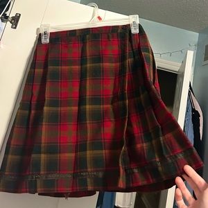Vintage Plaid Skirt